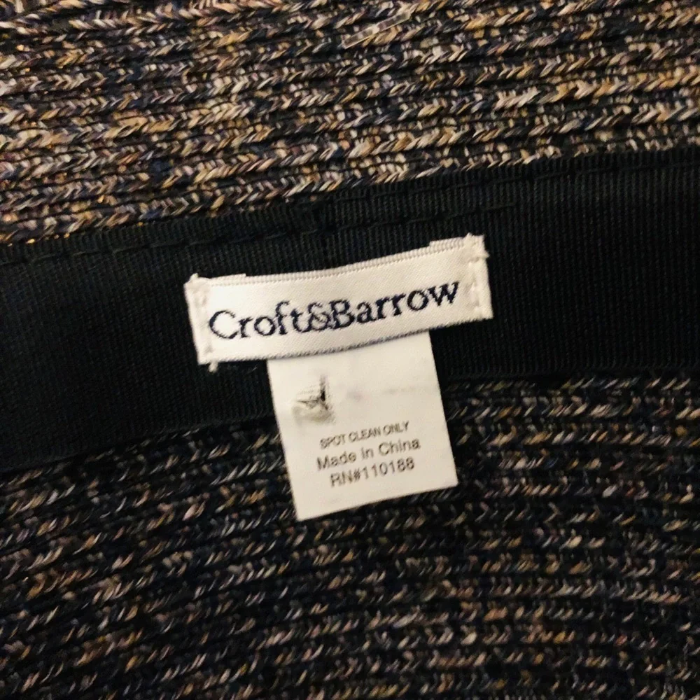 Croft & Barrow® Radial Tweed Microbrim Hat